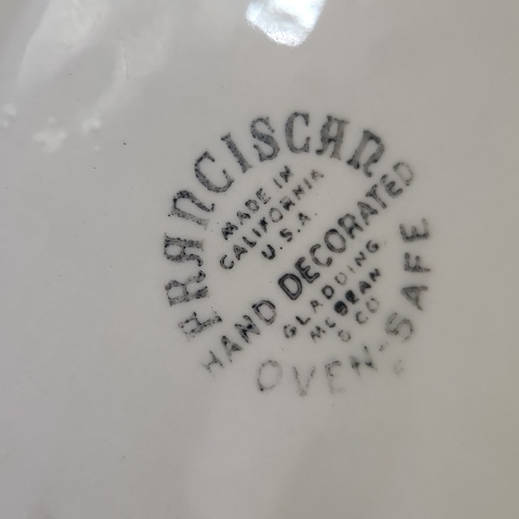 1950´s Vintage Franciscan Apple Pattern Gravy Boat